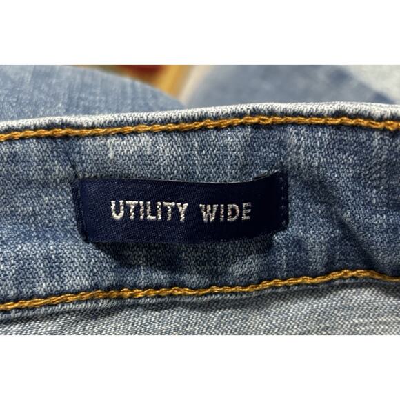 Scoop Jeans Utility Wide Leg Size 6 High Waisted Hippie Festival 90’s - Picture 5 of 9